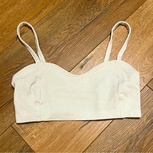 BRANDY MELVILLE WHITE BRALETTE